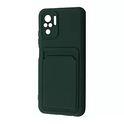 Чехол Wave Colorful Pocket для Xiaomi Poco M5s, Redmi Note 10 4G, Note 10S Dark Green