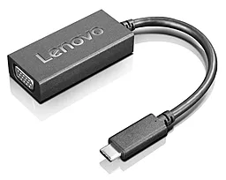 Видео переходник (адаптер) Lenovo USB-C to VGA Adaptor-ROW (GX90M44574) Черный