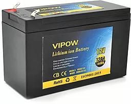 Акумуляторна батарея ViPow 12V 12Ah Li-ion 18650 з вбудованою BMS платою 3S6P (VP-12120LI) - фото Акумуляторна батарея ViPow 12V 12Ah Li-ion 18650 з вбудованою BMS платою 3S6P (VP-12120LI)