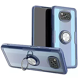 Чохол Deen CrystalRing Xiaomi Poco X3 NFC Clear/Dark Blue