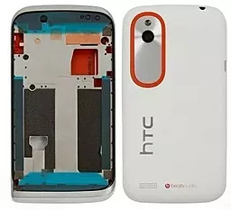 Корпус HTC Desire V T328w White/Red