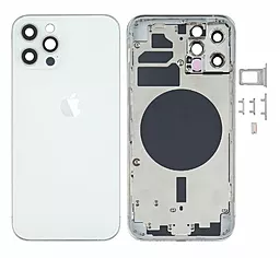 Корпус для Apple iPhone 12 Pro full kit Original - знятий з телефону Silver
