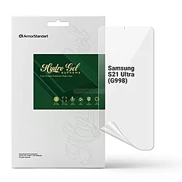 Гидрогелевая пленка ArmorStandart Supreme для Samsung Galaxy S21 Ultra (G998) (ARM66286) - фото Гидрогелевая пленка ArmorStandart Supreme для Samsung Galaxy S21 Ultra (G998) (ARM66286)