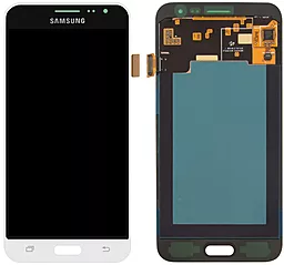 Дисплей Samsung Galaxy J3 J320 2016 з тачскріном, оригінал, White