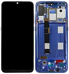 Дисплей Xiaomi Mi 9 с тачскрином и рамкой, (OLED), Blue