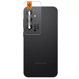 Захисне скло Spigen EZ Fit Optik Pro на камеру для Samsung Galaxy S23 FE (2 шт.) Black (AGL06987) - мініатюра 2