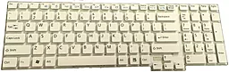 Клавиатура для ноутбука Fujitsu LifeBook A532 AH532 N532 NH532 без рамки с русскими буквами MP-11L63SU-D85 белая