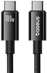 Кабель Baseus Tungsten Gold USB3.2 Type-C - Type-C 4k 60hz 100w 5a 1.5м 20gbps PD data cable Black (P10319800111-00) - фото Кабель Baseus Tungsten Gold USB3.2 Type-C - Type-C 4k 60hz 100w 5a 1.5м 20gbps PD data cable Black (P10319800111-00)