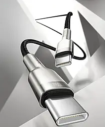 Кабель Baseus Cafule USB Type-C - Type-C 100w 5a 2м PD cable White (CATJK-D02) - мініатюра 7 Кабель Baseus Cafule USB Type-C - Type-C 100w 5a 2м PD cable White (CATJK-D02) - мініатюра 7