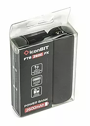Повербанк Iconbit 2600 mAh Black - мініатюра 2
