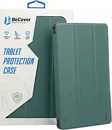 Чехол для планшета BeCover Soft TPU с креплением Apple Pencil для Apple iPad Mini 7 2024 Dark Green (712438) - фото Чехол для планшета BeCover Soft TPU с креплением Apple Pencil для Apple iPad Mini 7 2024 Dark Green (712438)