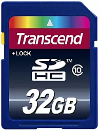 Карта пам'яті Transcend SDHC 32GB Premium Class 10 (TS32GSDHC10) - фото Карта пам'яті Transcend SDHC 32GB Premium Class 10 (TS32GSDHC10)