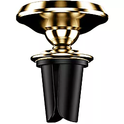 Держатель магнитный Usams US-ZJ022 Car Tuyere Magnetic Mobile Phone Holder Gold - фото Держатель магнитный Usams US-ZJ022 Car Tuyere Magnetic Mobile Phone Holder Gold