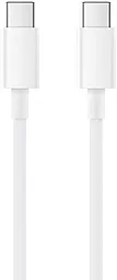 Кабель Xiaomi USB Type-C - Type-C 18w 3a 1.5м PD cable White (SJV4120CN/SJV4108GL) - фото Кабель Xiaomi USB Type-C - Type-C 18w 3a 1.5м PD cable White (SJV4120CN/SJV4108GL)