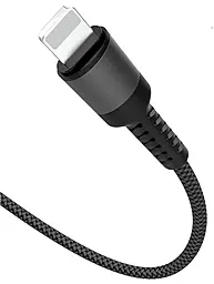 Кабель Denmen D39L USB-A - Lightning 18w 3.6a 1м cable Black - фото Кабель Denmen D39L USB-A - Lightning 18w 3.6a 1м cable Black