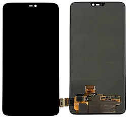 Дисплей OnePlus 6 (A6000, A6003) з тачскріном, оригінал, Black
