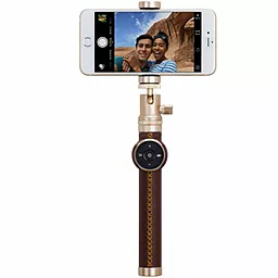 Моноподы, селфи-палки Momax Selfie Pro Bluetooth Selfie Pod 90cm Gold (KMS4L) - фото Моноподы, селфи-палки Momax Selfie Pro Bluetooth Selfie Pod 90cm Gold (KMS4L)