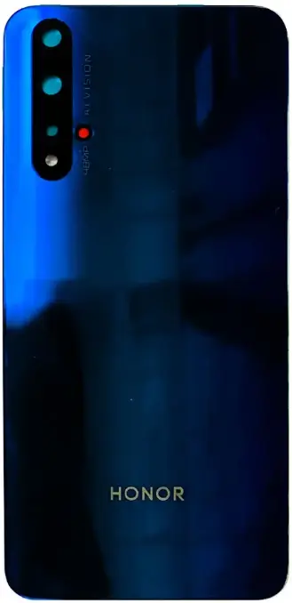 Задняя крышка корпуса Huawei Nova 5T со стеклом камеры, Original Crush Blue - фото 1