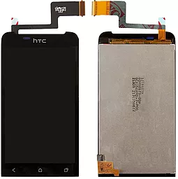 Дисплей HTC One V (T320e) с тачскрином и рамкой, оригинал, Black - фото Дисплей HTC One V (T320e) с тачскрином и рамкой, оригинал, Black