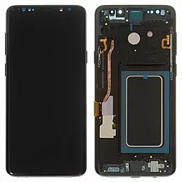 Дисплей Samsung Galaxy S9 Plus G965 с тачскрином и рамкой, (OLED), Black