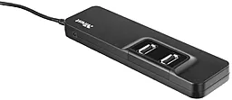 USB хаб Trust Oila 7 Port USB 2.0 Black (20576) - миниатюра 4