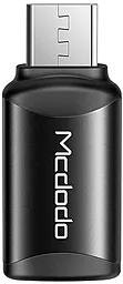 Адаптер-перехідник McDodo M-F micro USB -> USB Type-C Black (OT-7690) - мініатюра 2