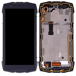 Дисплей Blackview BV6800, BV6800 Pro с тачскрином и рамкой, оригинал, Black