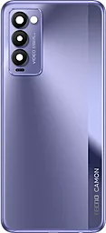 Задняя крышка корпуса Tecno Camon 18P (CH7n) со стеклом камеры Iris Purple - фото Задняя крышка корпуса Tecno Camon 18P (CH7n) со стеклом камеры Iris Purple