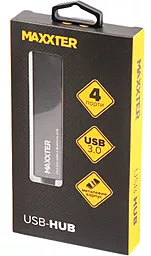 USB хаб Maxxter 4хUSB3.0 (HU3A-4P-02) Grey - миниатюра 4