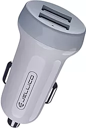 Автомобильное зарядное устройство Jellico FC-32 17w 2xUSB-A ports car charger white - фото Автомобильное зарядное устройство Jellico FC-32 17w 2xUSB-A ports car charger white
