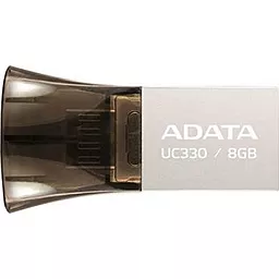 Флешка ADATA 8GB UC330 USB 2.0 OTG (AUC330-8G-RBK)
