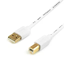 Кабель (шлейф) Atcom USB 2.0 USB 2.0 AM/BM 1.8м Белый