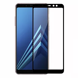 Захисне скло PowerPlant Full Screen Samsung A730 Galaxy A8 Plus 2018 Black (GL605439)