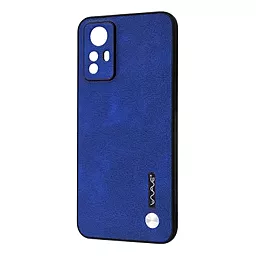 Чехол Wave Leather Case для Xiaomi Redmi Note 12S Blue