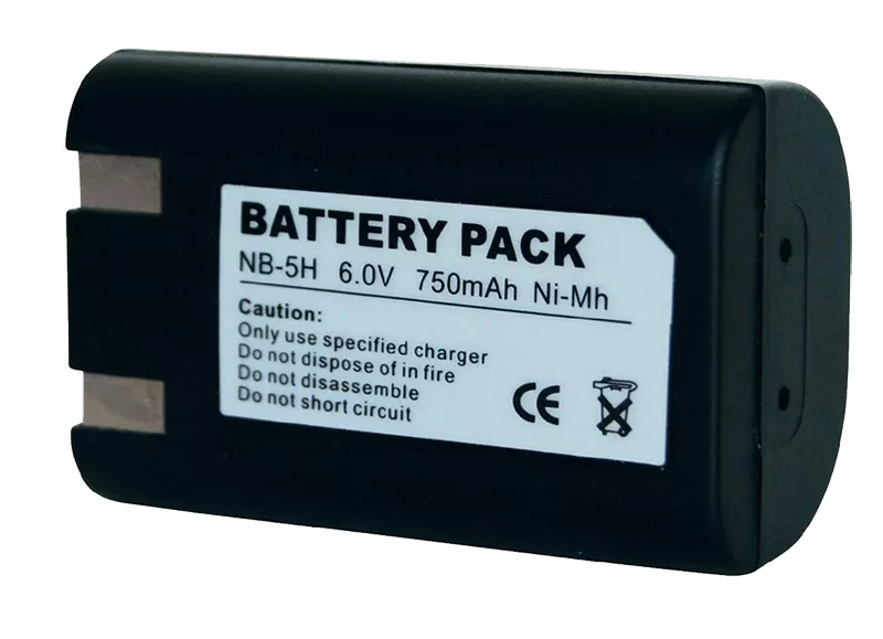 Акумулятор для фотоапарата Canon NB-5H (750 mAh) - фото 1