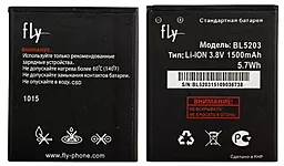Акумулятор Fly IQ442 Miracle 2 / BL5203 (1500 mAh) 12 міс. гарантії - мініатюра 3