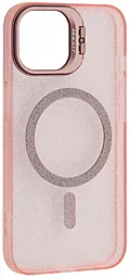 Чехол 1TOUCH Pro Crystal Shine Fortable MagSafe для Apple iPhone 14 Pro Pink - фото Чехол 1TOUCH Pro Crystal Shine Fortable MagSafe для Apple iPhone 14 Pro Pink