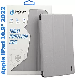 Чохол для планшету BeCover Tri Fold Soft TPU Silicone для Apple iPad 10.9" 2022 Gray (708521)