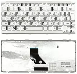 Клавіатура для ноутбуку Toshiba Satellite NB200 NB205 NB250 NB255 NB300 9Z.N2P82.00R срібляста