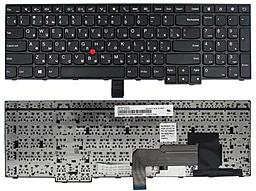 Клавиатура для ноутбука Lenovo Thinkpad Edge E550 с указателем  Black
