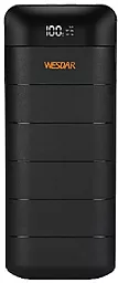 Повербанк Wesdar S35 12000mAh Black - фото Повербанк Wesdar S35 12000mAh Black