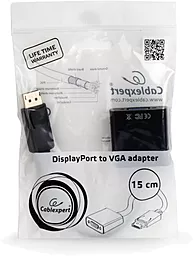 Видео переходник (адаптер) Cablexpert (A-DPM-VGAF-02) DisplayPort - VGA 0.15м - миниатюра 2