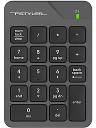 Клавиатура A4Tech Fstyler FGK21C Grey - фото Клавиатура A4Tech Fstyler FGK21C Grey