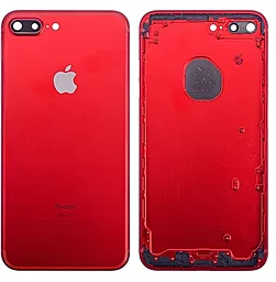 Задняя крышка корпуса Apple iPhone 7 Plus со стеклом камеры Red