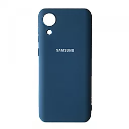 Чохол Epik Silicone Case Full для Samsung Galaxy A03 Core (A032)   Navy Blue