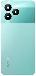 Задняя крышка корпуса Realme C51 со стеклом камеры Mint Green - фото Задняя крышка корпуса Realme C51 со стеклом камеры Mint Green