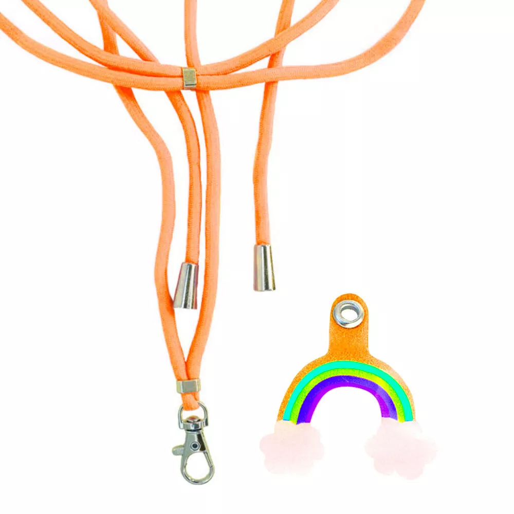 Шнурок на шию Rainbow — Orange  - фото 1