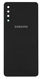 Задняя крышка корпуса Samsung Galaxy A7 2018 A750 со стеклом камеры Black