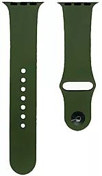 Ремінець Silicone Band S для Apple Watch 38mm/40mm/41mm Dark Green