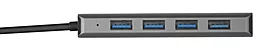 USB хаб Trust Halyx 4-Port USB-A 3.2 ALUMINIUM (23327_TRUST) - миниатюра 2